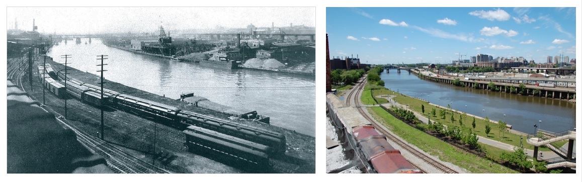 Looking South from Walnut Street Bridge