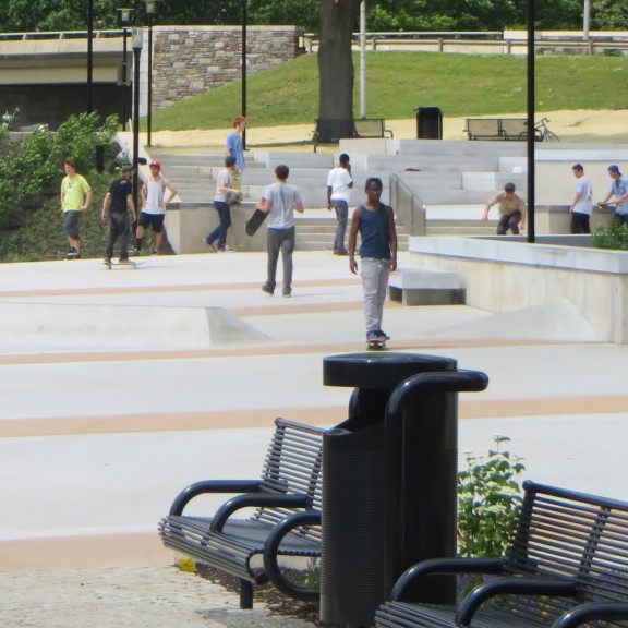 skating at Paine's Park