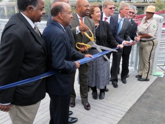 Schuylkill Banks Boardwalk Ribbon Cutting