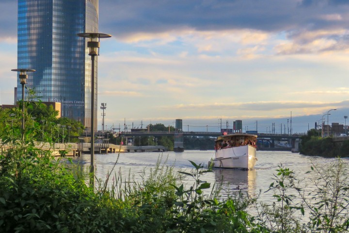 riverboat  on the schuylkill river