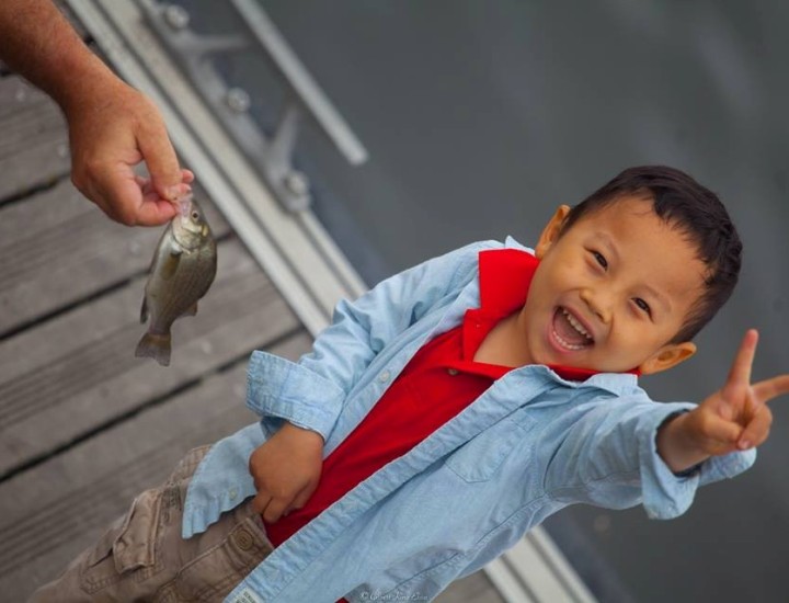 Fishing at Bartram's Garden