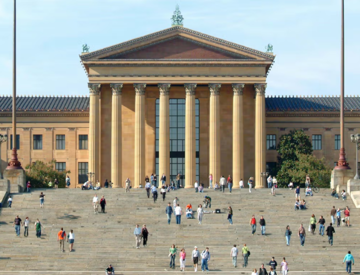 Image of the main entrance to the Philadelphia Museum of Art