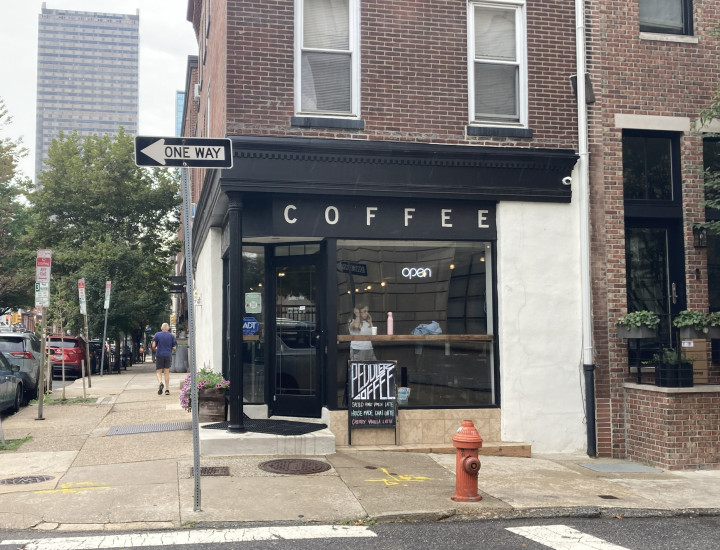 Exterior of Peddler Coffee